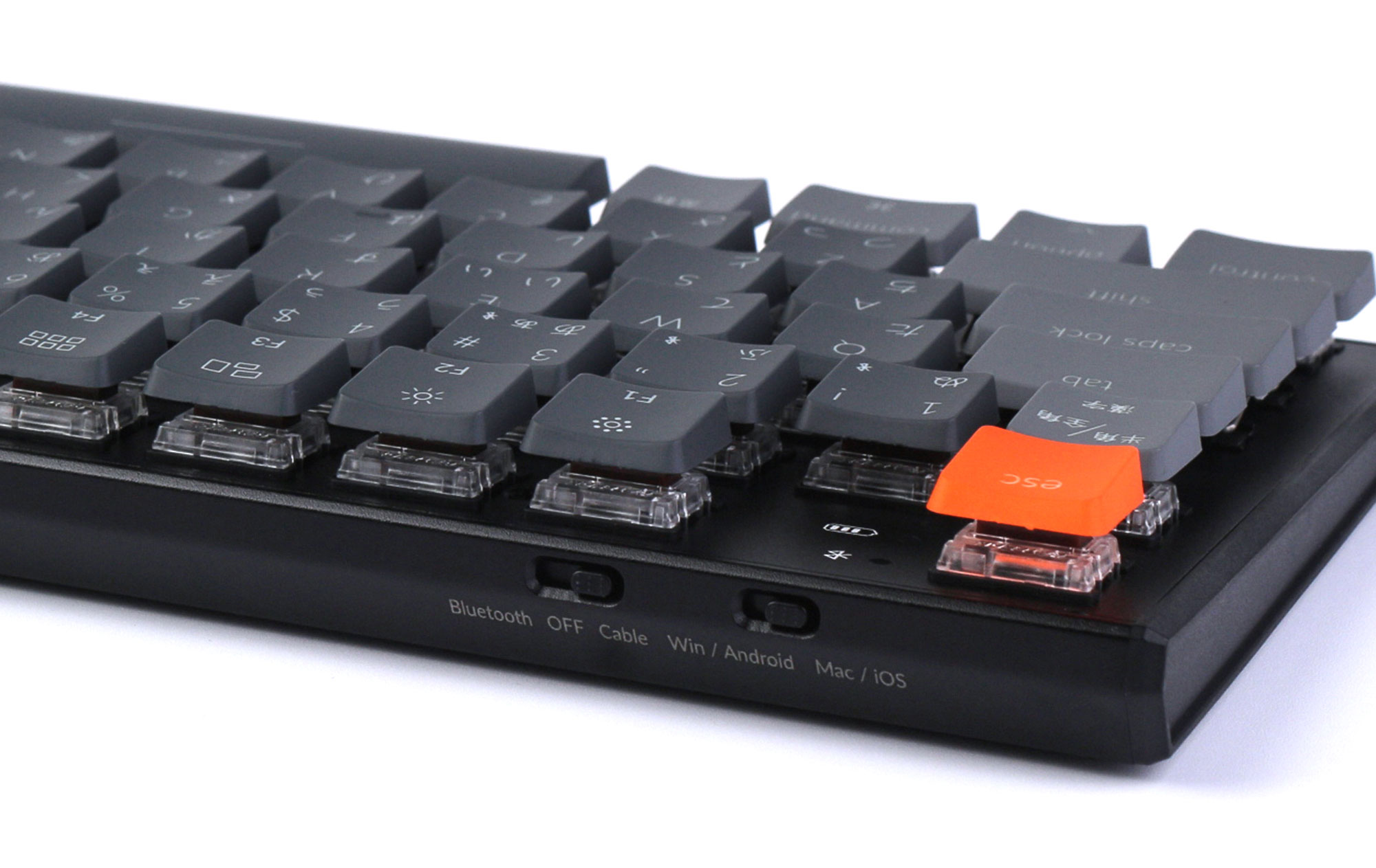Keychron K1 keyboard 日本語対応　赤軸