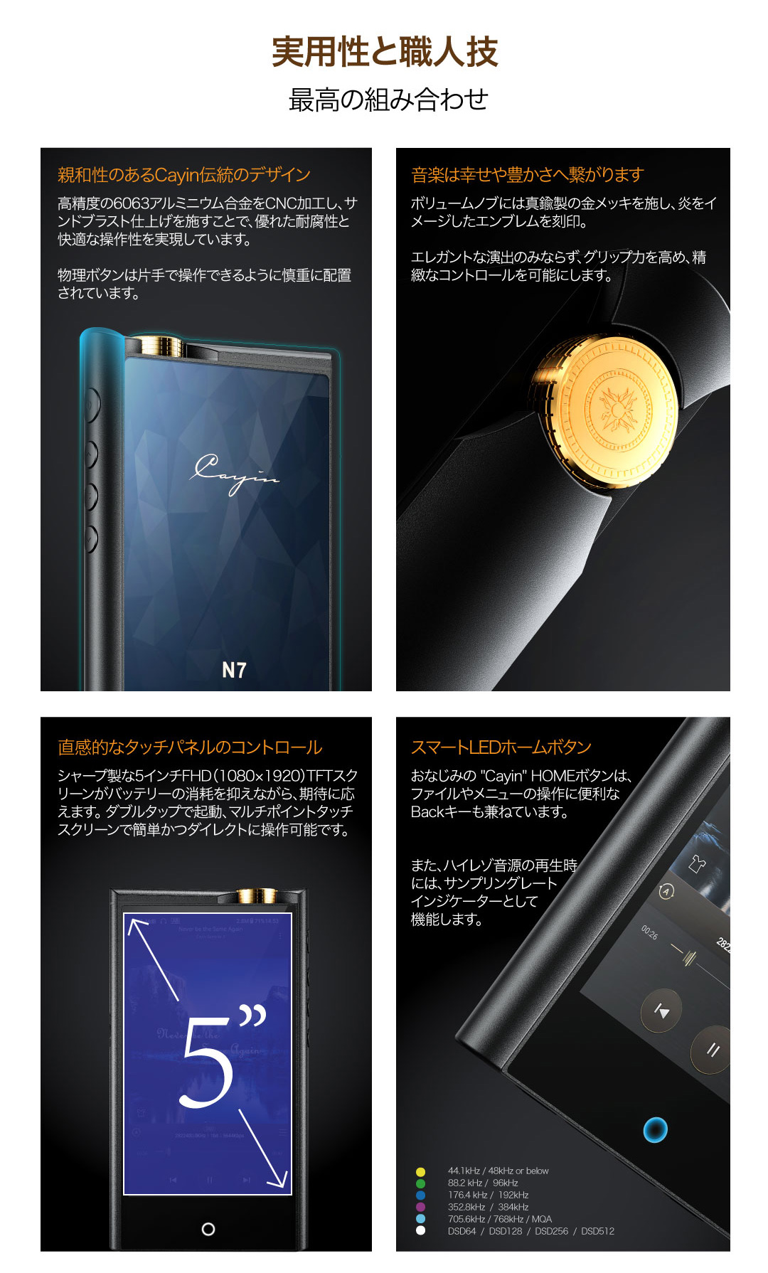 Cayin N7 DAP – ピュア1-bit AndroidベースDAP | kopek｜