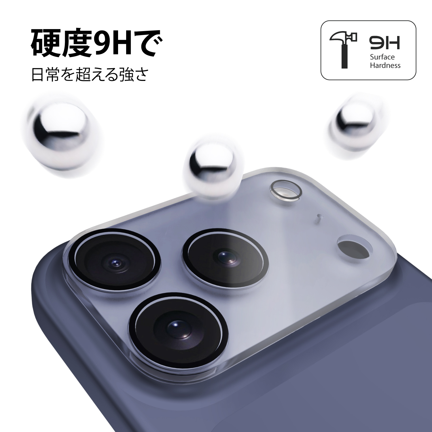 ABSOLUTE・3D Perfect Enclosure 2倍強化ガラスカメラプロテクター