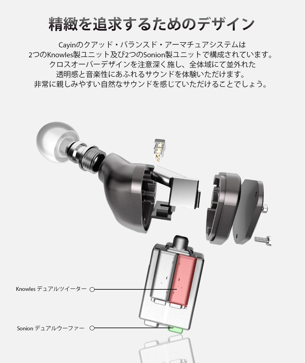 Cayin YB04・BA4基搭載インイヤー・モニターのお知らせ