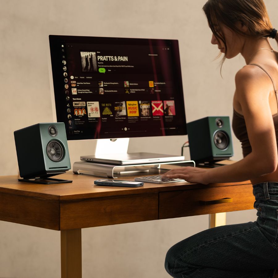 Audioengine A2+ Next Gen ホームミュージックシステム with Bluetooth aptX-HD登場