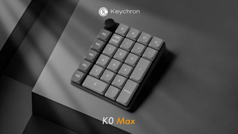 Keychron K0 Max QMKワイヤレスカスタム・テンキー発売