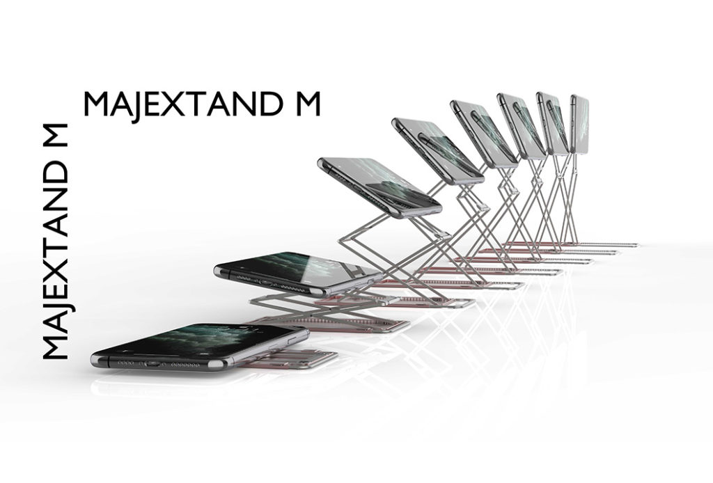 Majextand M・人間工学に基づくスマートフォン/タブレット用スタンド発売