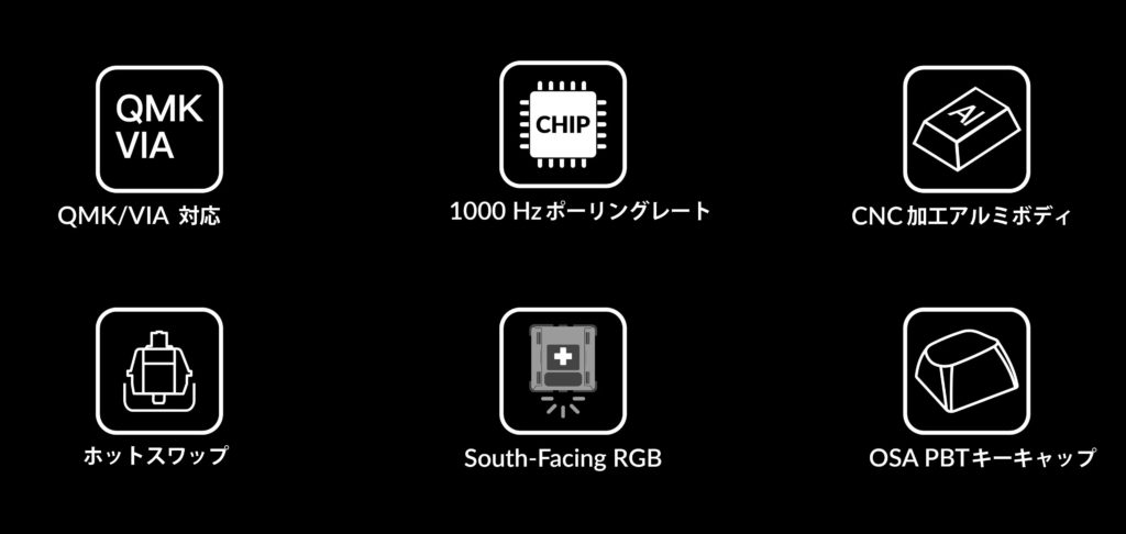 Keychron Q0 QMK カスタム・テンキー発売