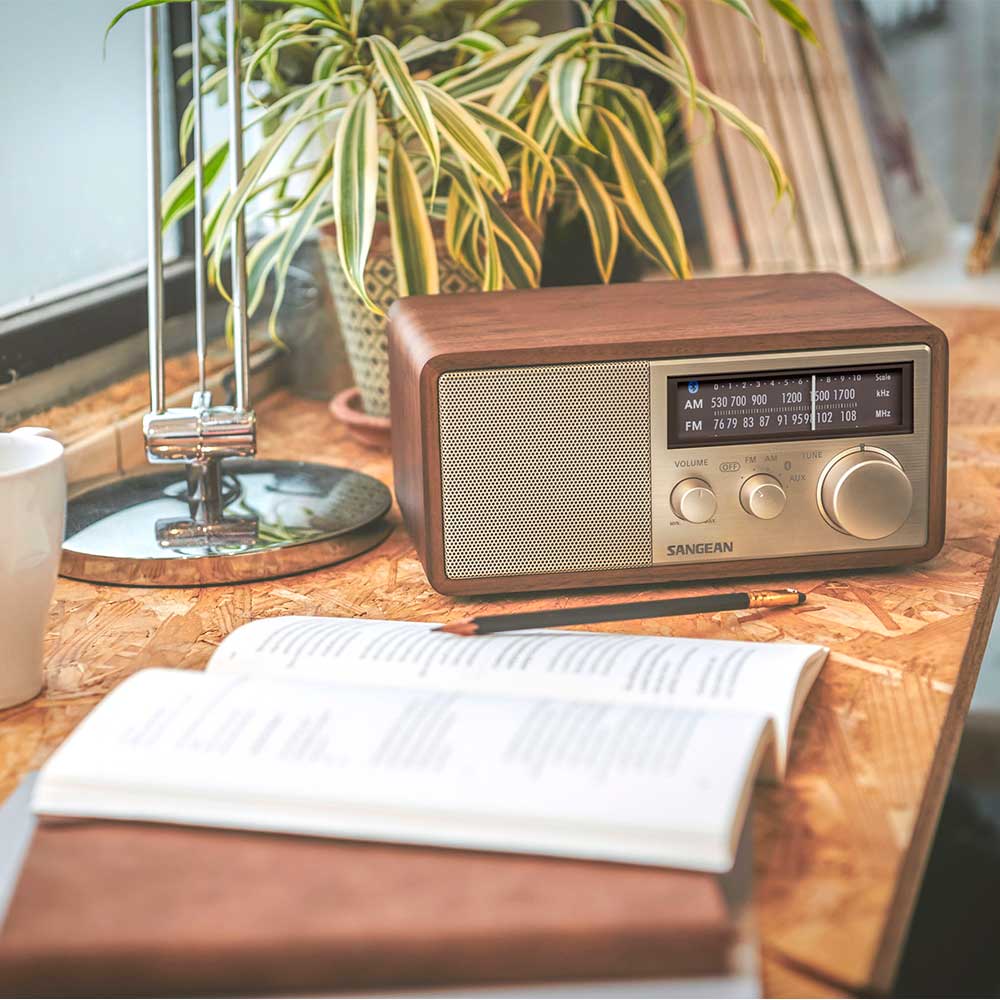 Sangean ウッドキャビネット採用ラジオ・Bluetoothスピーカー発売