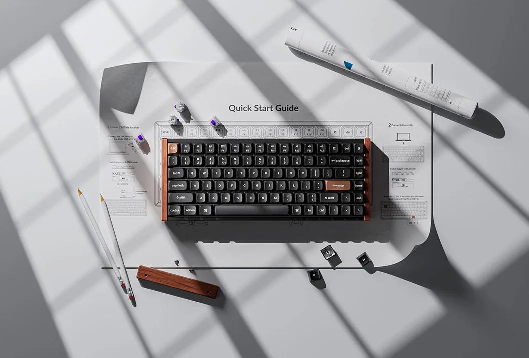 Keychron K2 HE とクイックスタートガイド